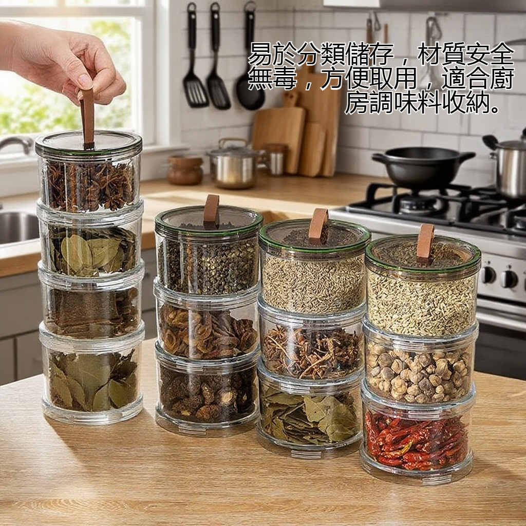 廚房用大料密封透明收納盒