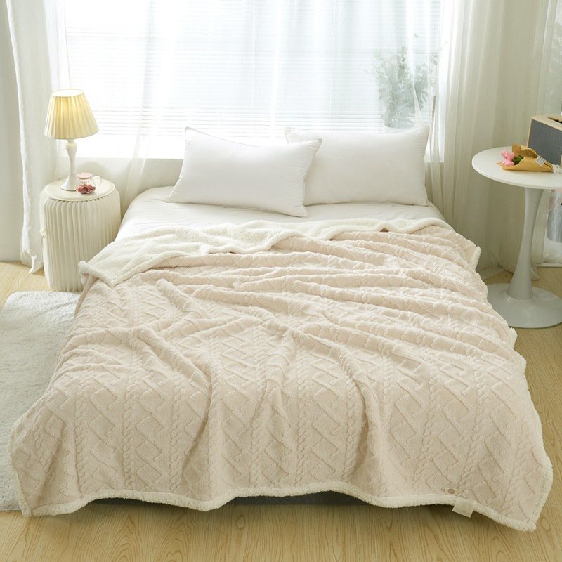 シープボア毛布