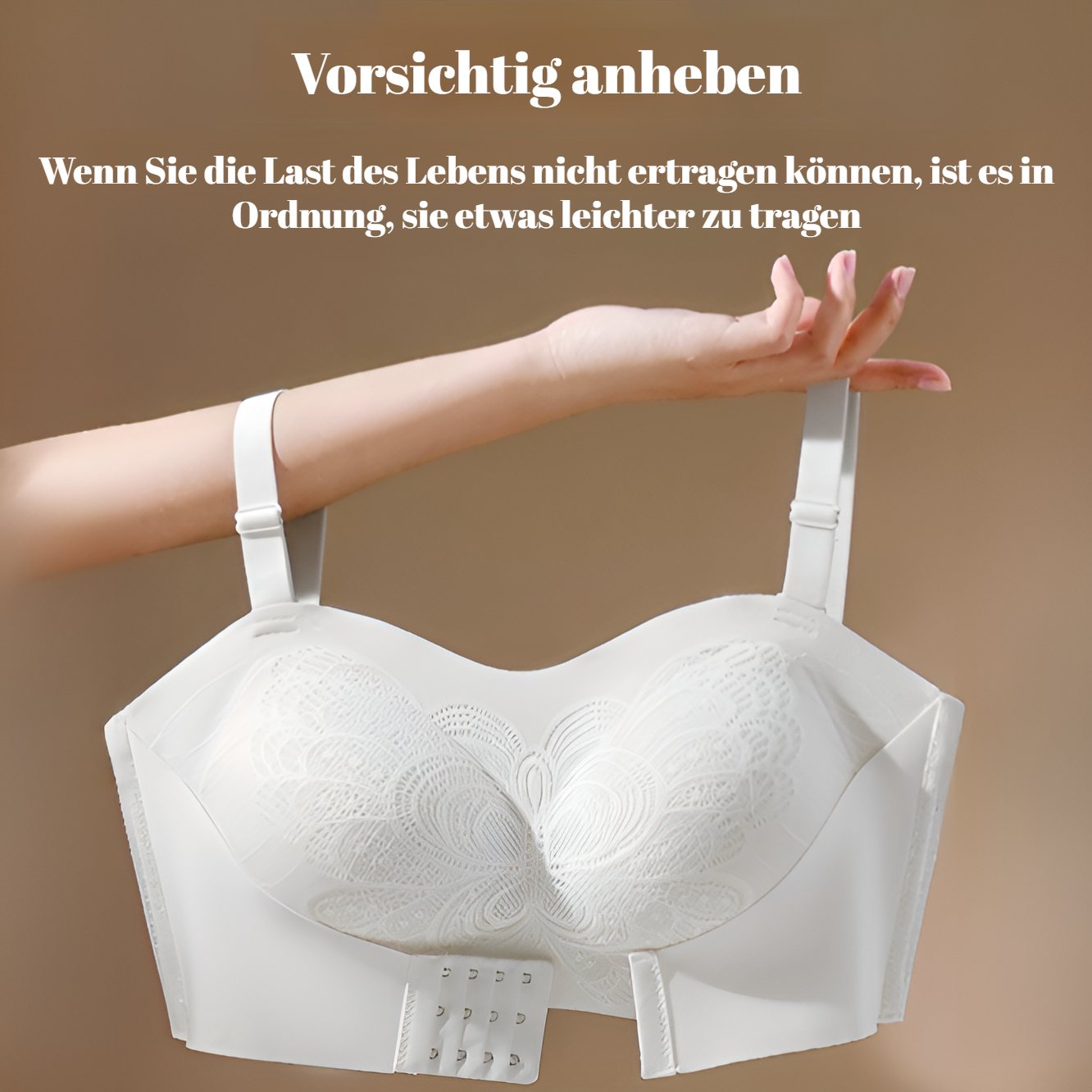 Unsichtbarer BH mit Schnalle vorne für Damen