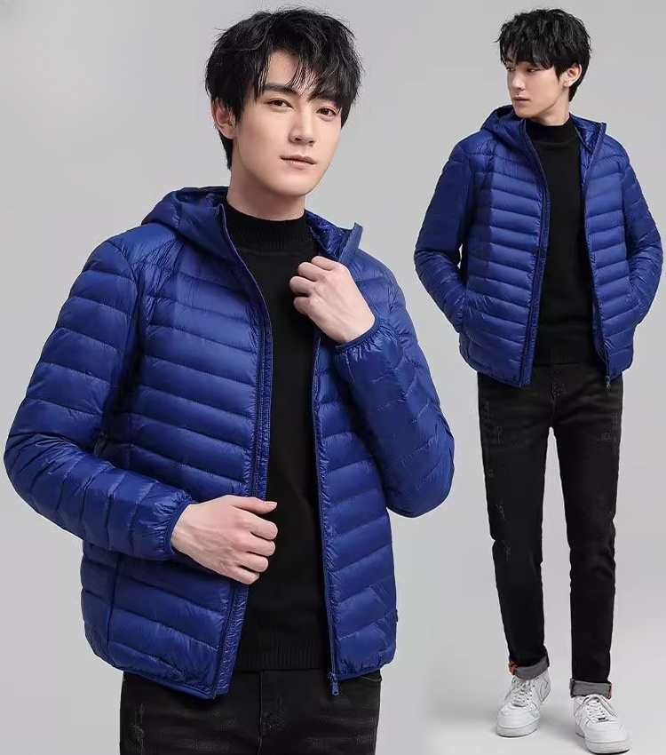 남녀공용 경량 후드 패딩