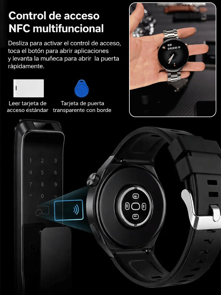 【¡Recomendado por médicos!】¡El reloj inteligente de salud más avanzado!