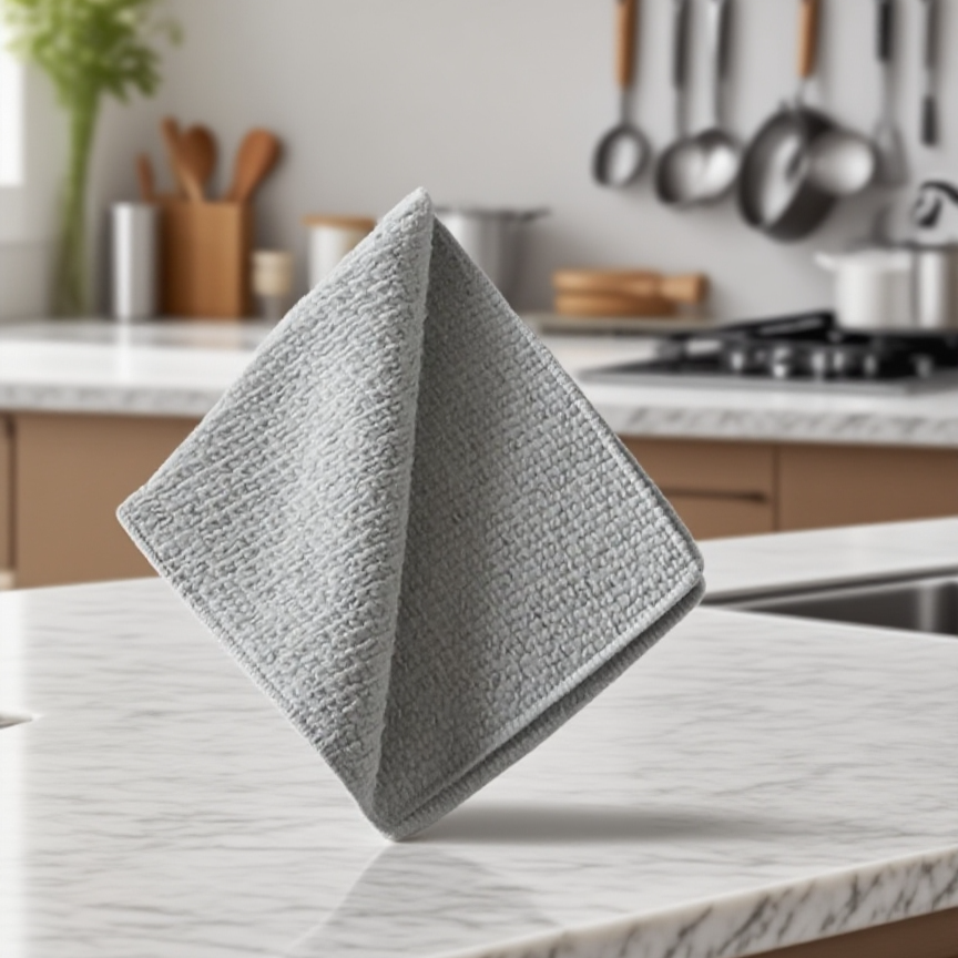 Domácí vytahovací utěrka z mikrovlákna s vysokou savostí