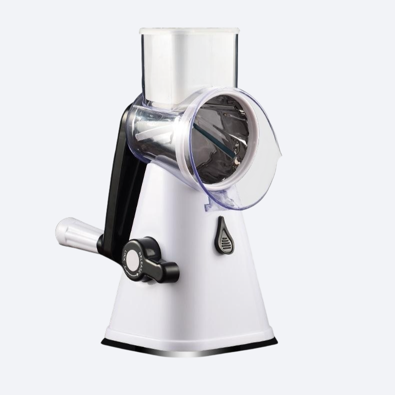 Hand cranked multifunctional silk and vegetable cutter