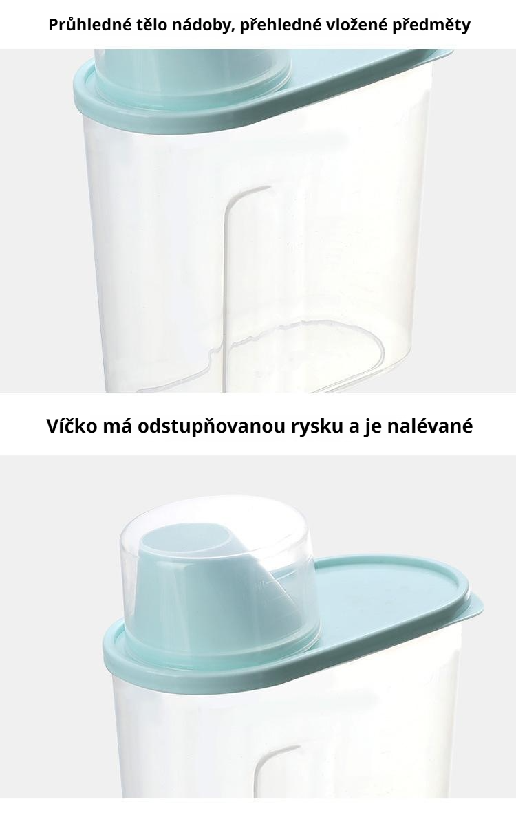 Plně naplněná nádoba na rýži