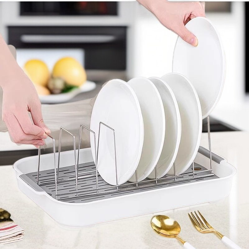 Durable stainless steel rack for efficient dish drying