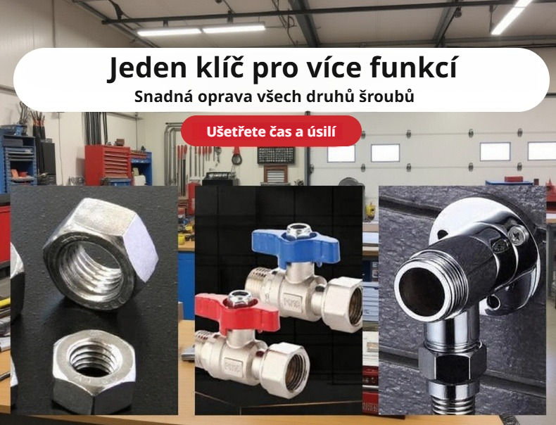 Sada flexibilních klíčů s vysokou odolností