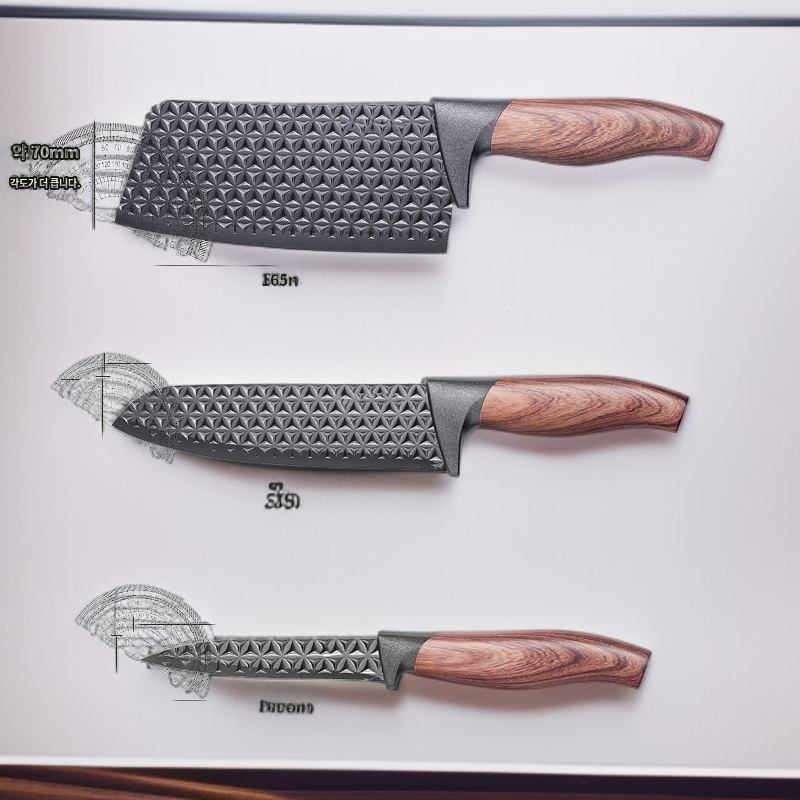 새로운 스테인리스 스틸 칼 세트