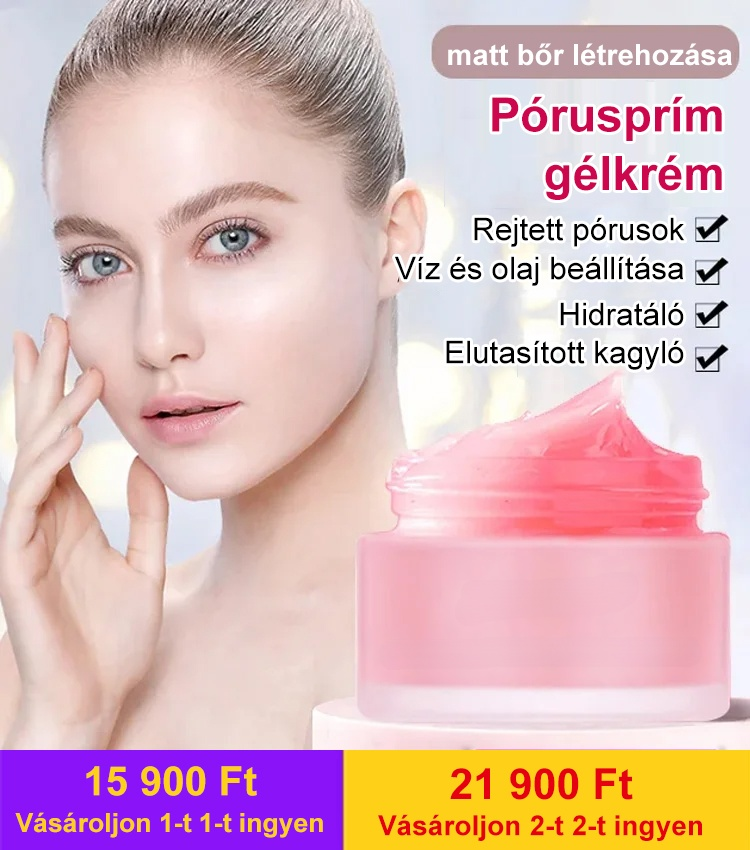 Póruszsugorodó gél