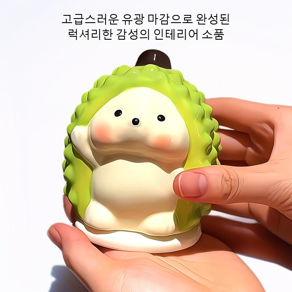 작은 고슴도치 세라믹 이쑤시개 상자