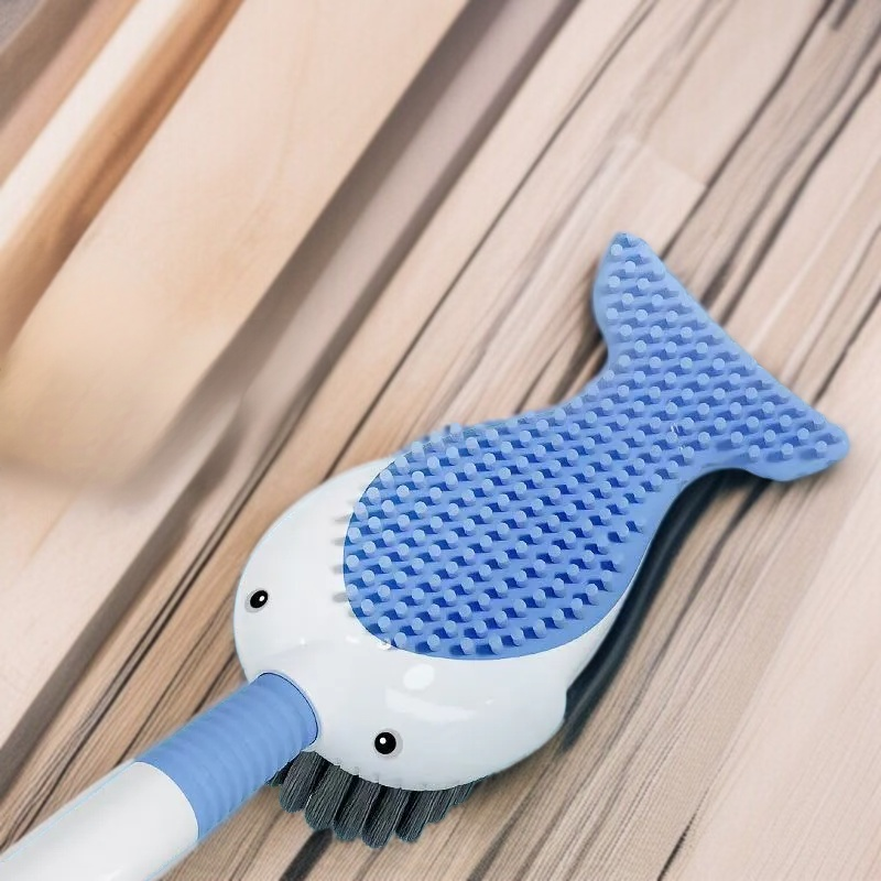 손쉬운 얼룩 제거 변기 브러쉬 흡착판 청소 세트 스프레이 실리콘 변기 브러쉬 받침대