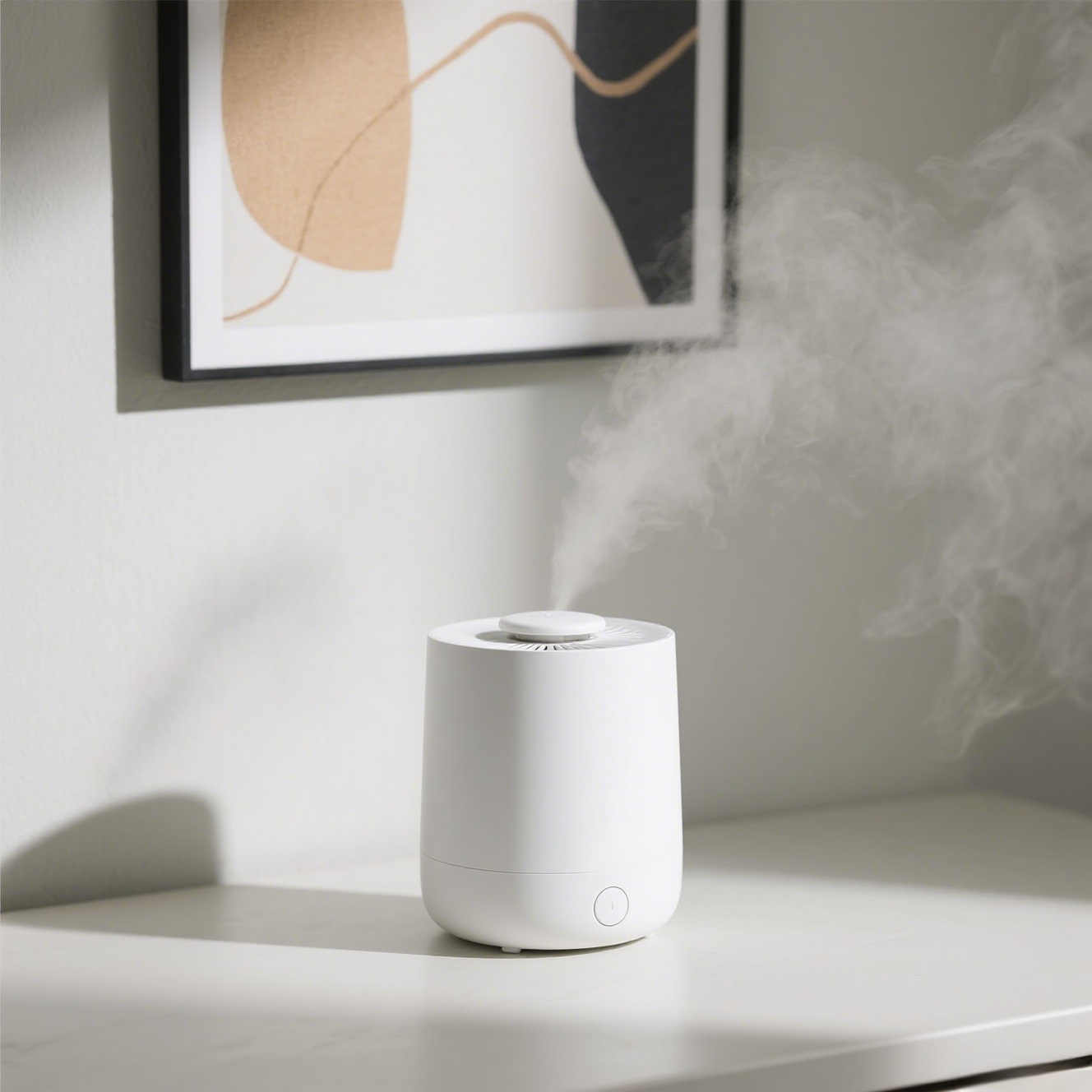 Quiet operation humidifier for bedrooms