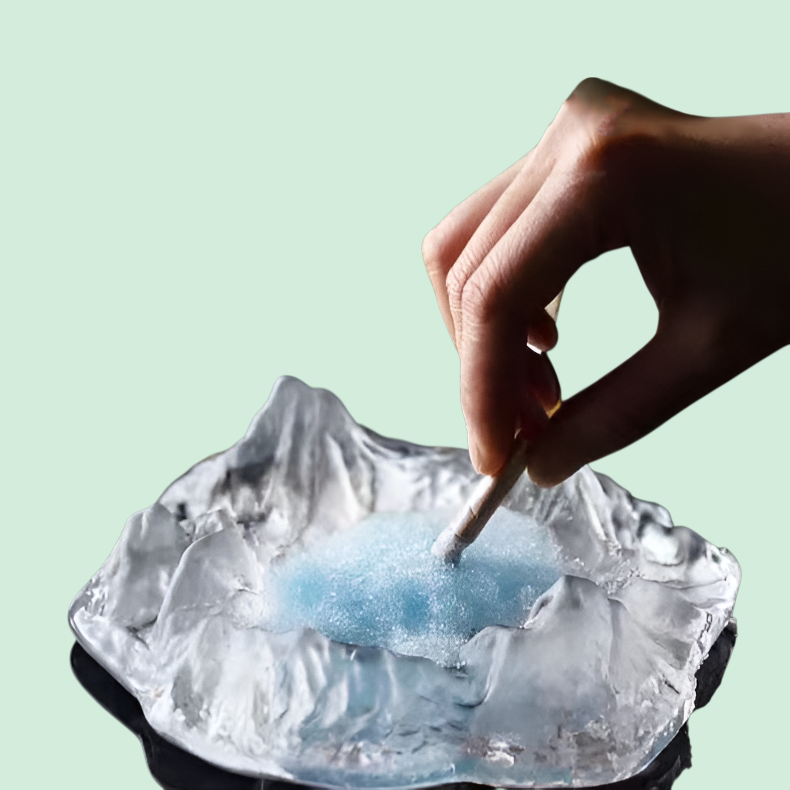 가정용 거실 일본식 얼음산 장식