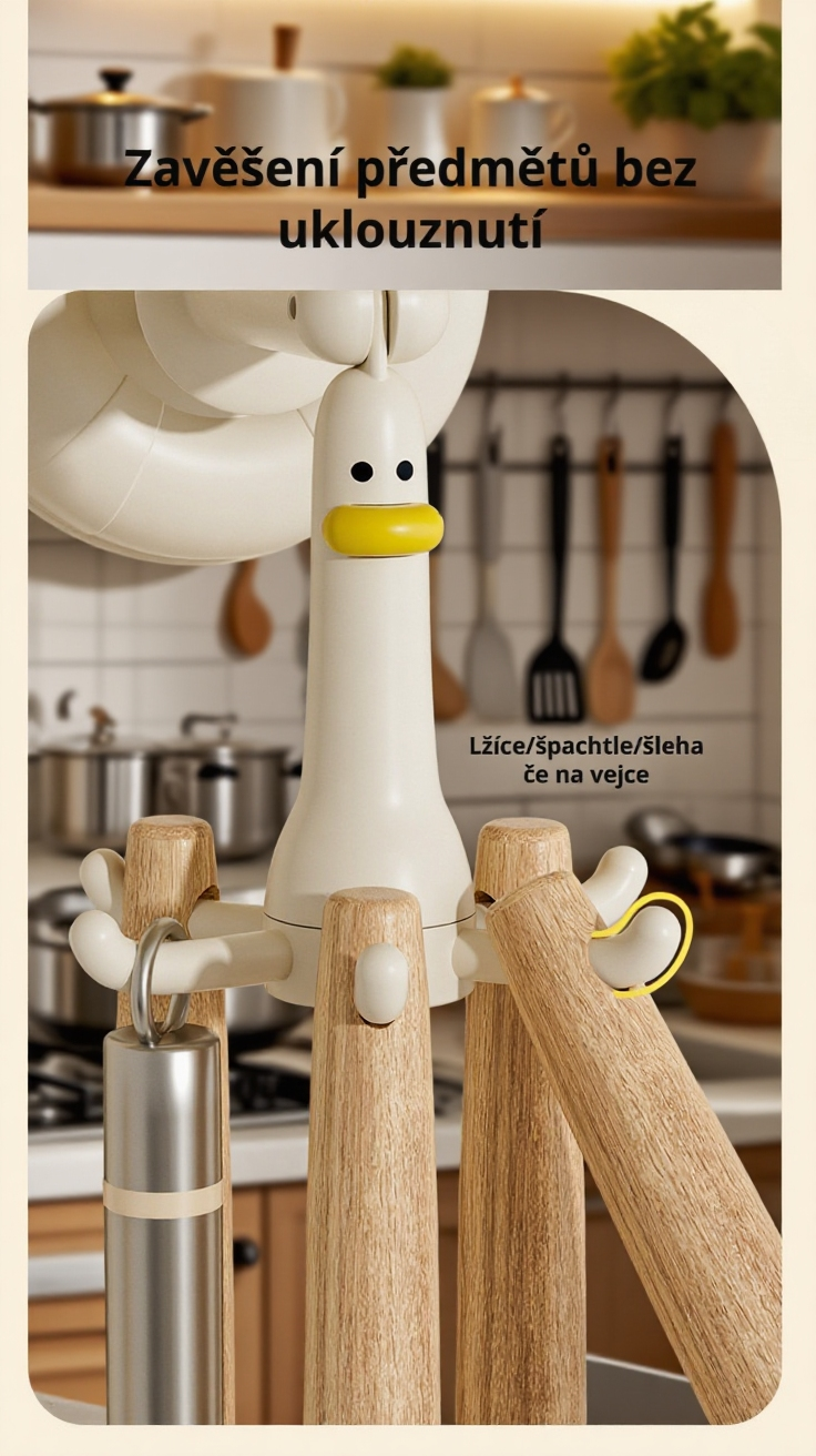 Držák na ryby s rybou na pracovní desce