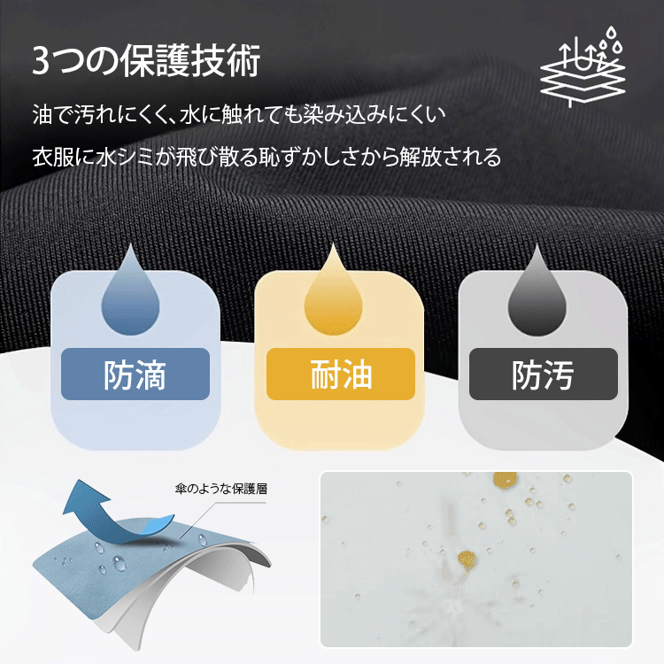 【撥水・撥油・防汚】高ストレッチシャツ 