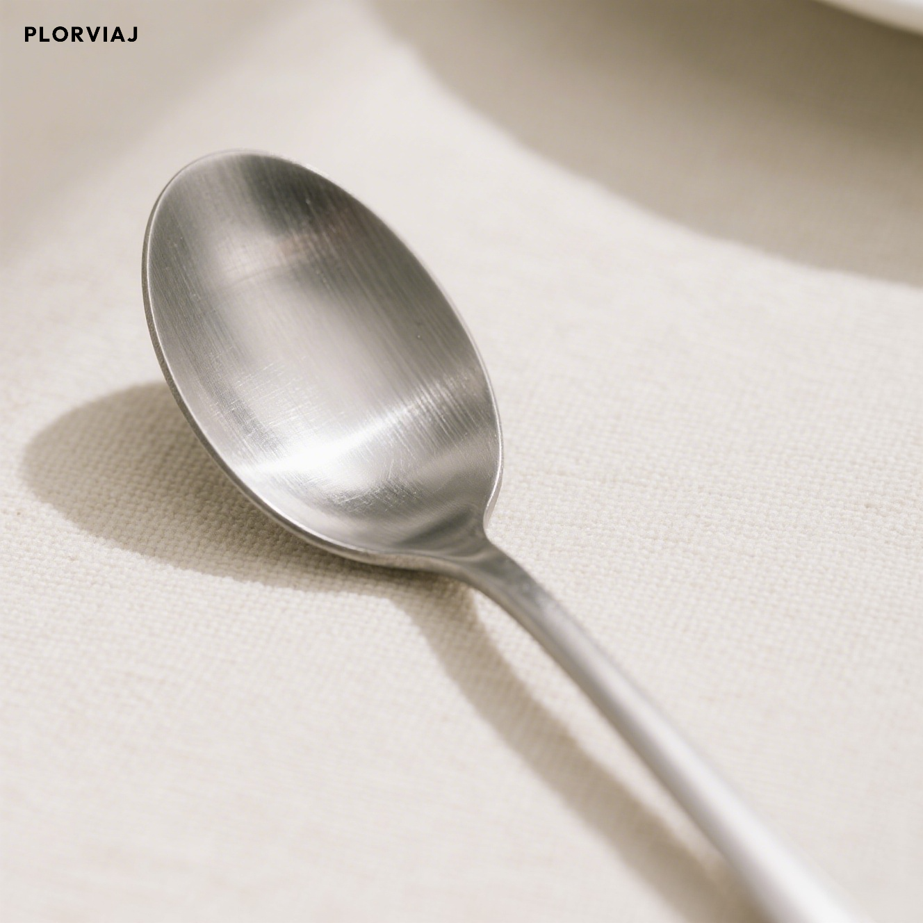 고급 스테인리스 스푼 디테일 사진