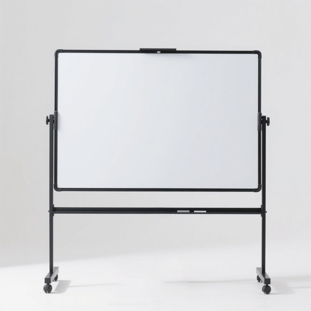 Tablă de scris pe roți, verticală