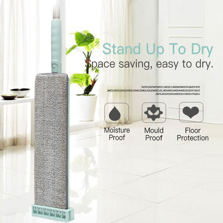 Self-wringing Flipping Flat Mop