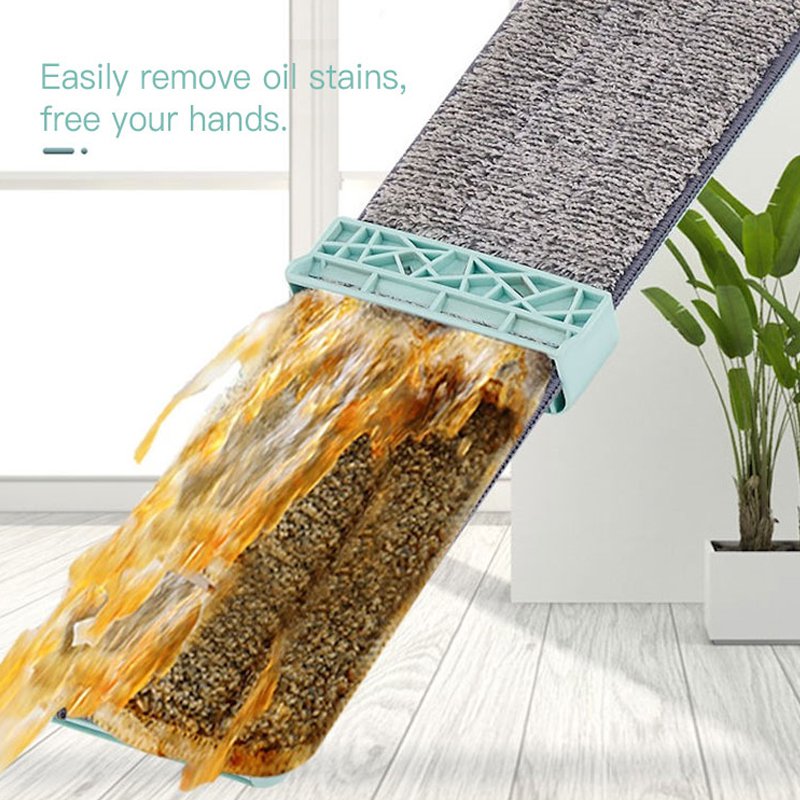 Self-wringing Flipping Flat Mop