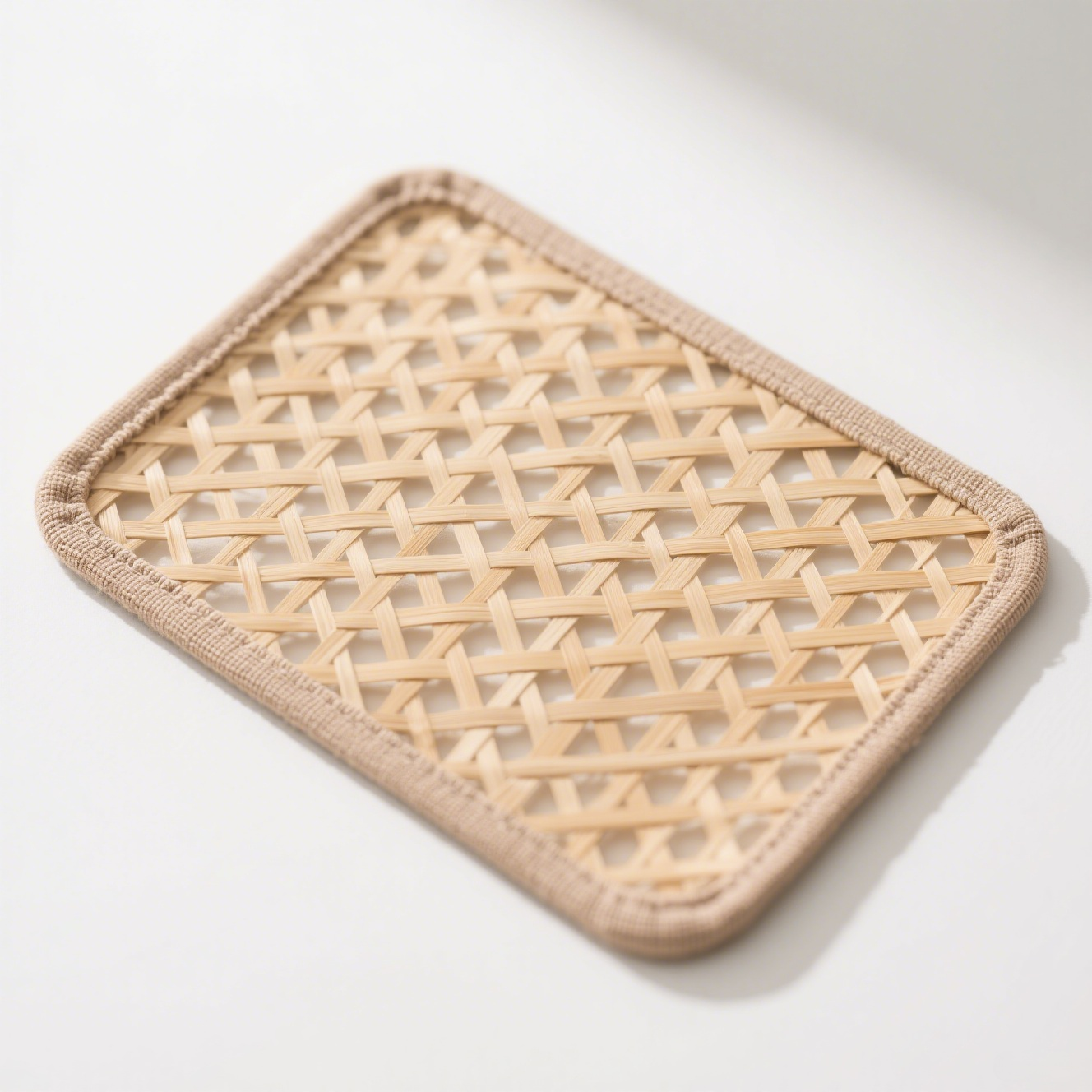 手作り籐編みコースター5枚セット