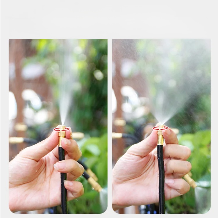 Universal adjustable angle copper sprayer atomizing system