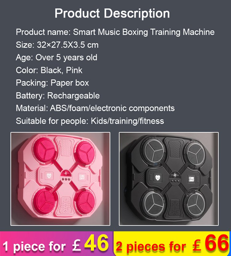 Smart Music Boxing Training Machine