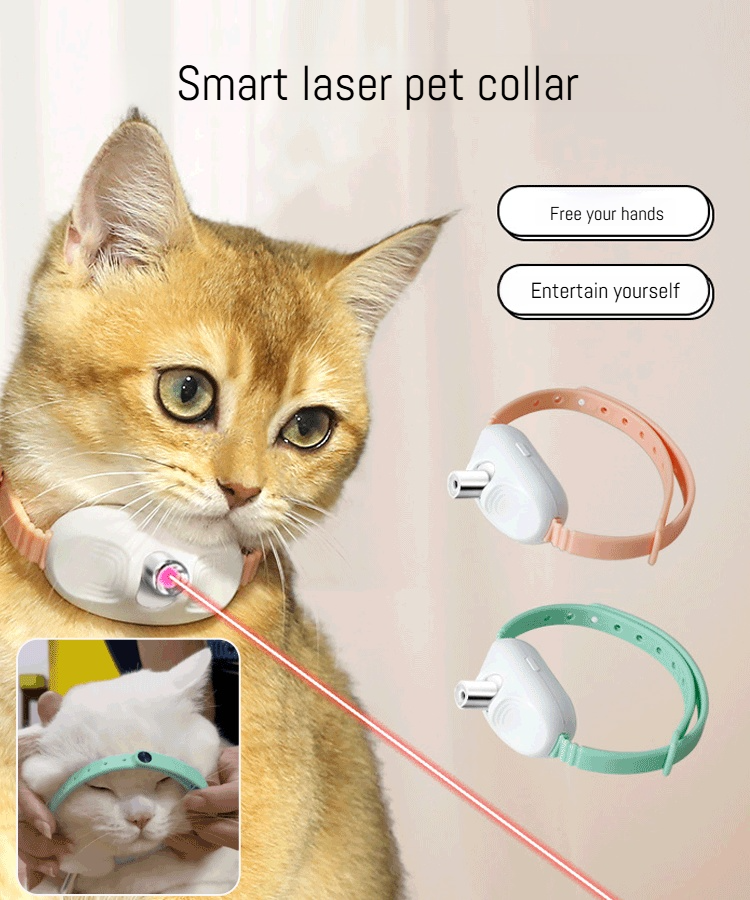 Laser Pointer Cat Collar