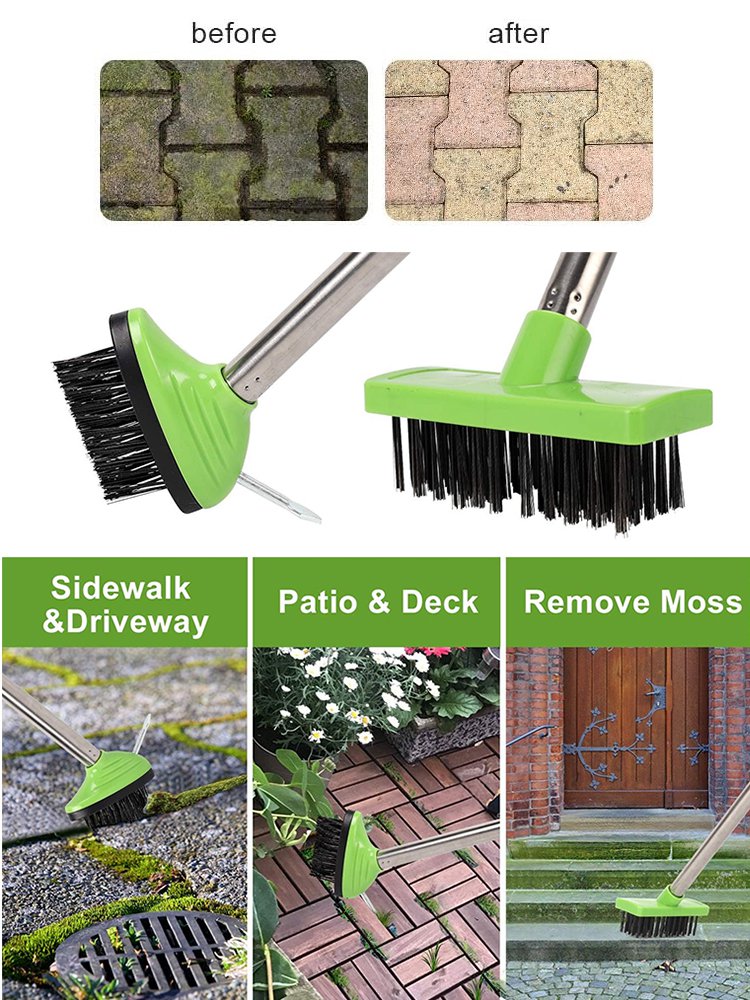 【Efficient and labor-saving】Dual-head weed cleaner
