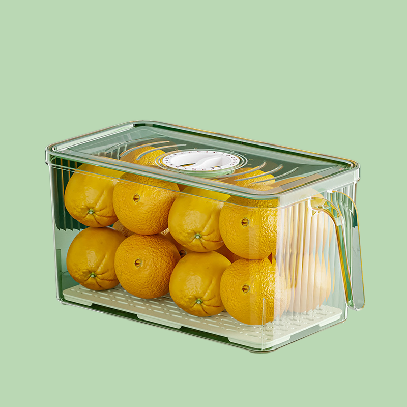 取っ手付き透明フード収納タッパー