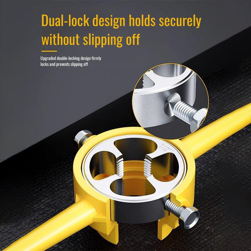 6-piece water pipe die plastic pipe threader water pipe threading artifact ppr die set