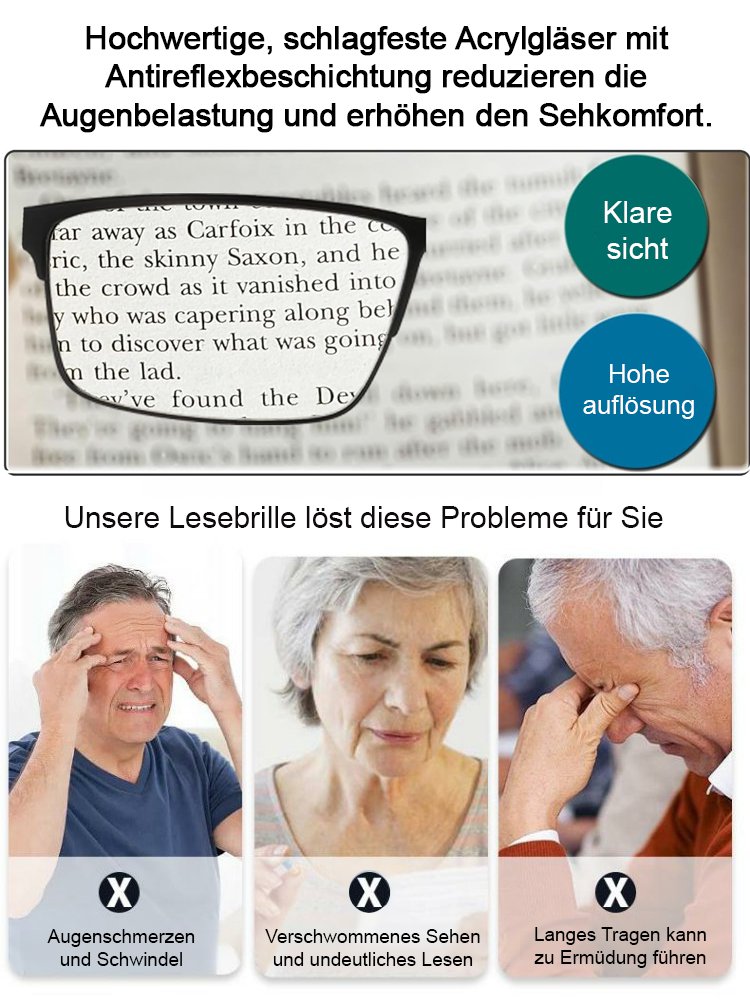 Faltbare Anti-Blaulicht-Lesebrille