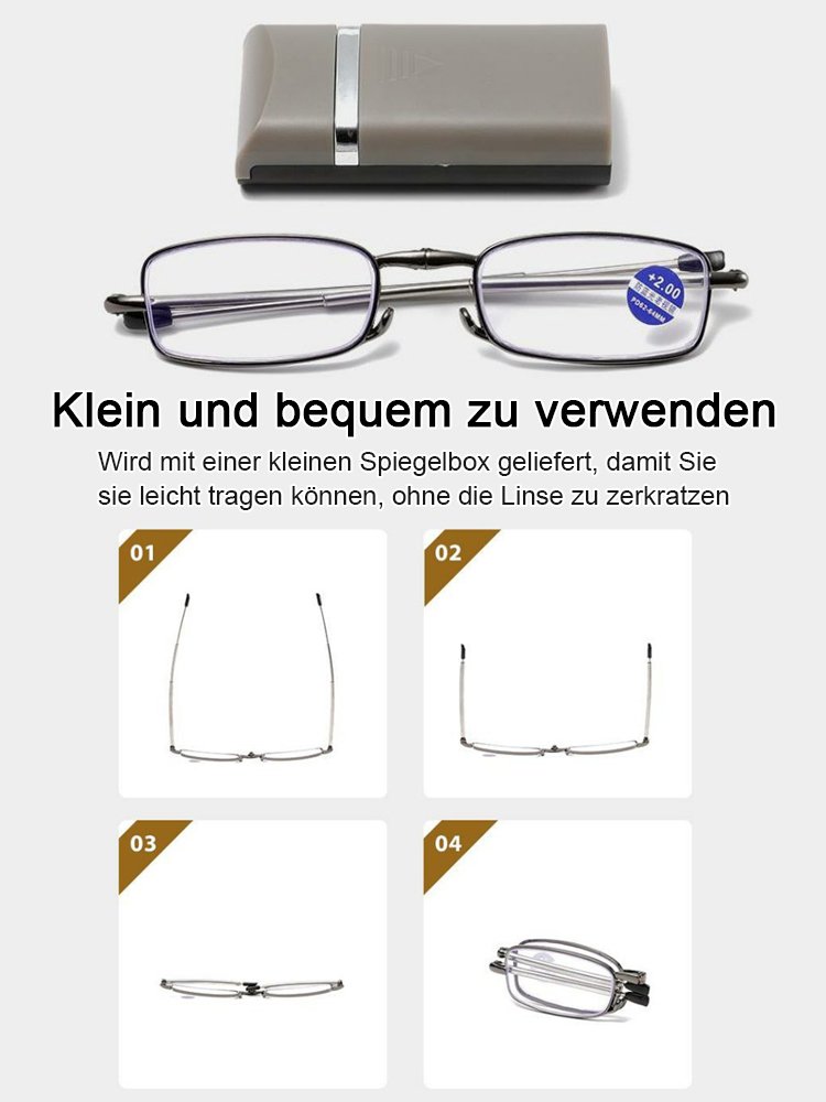 Faltbare Anti-Blaulicht-Lesebrille
