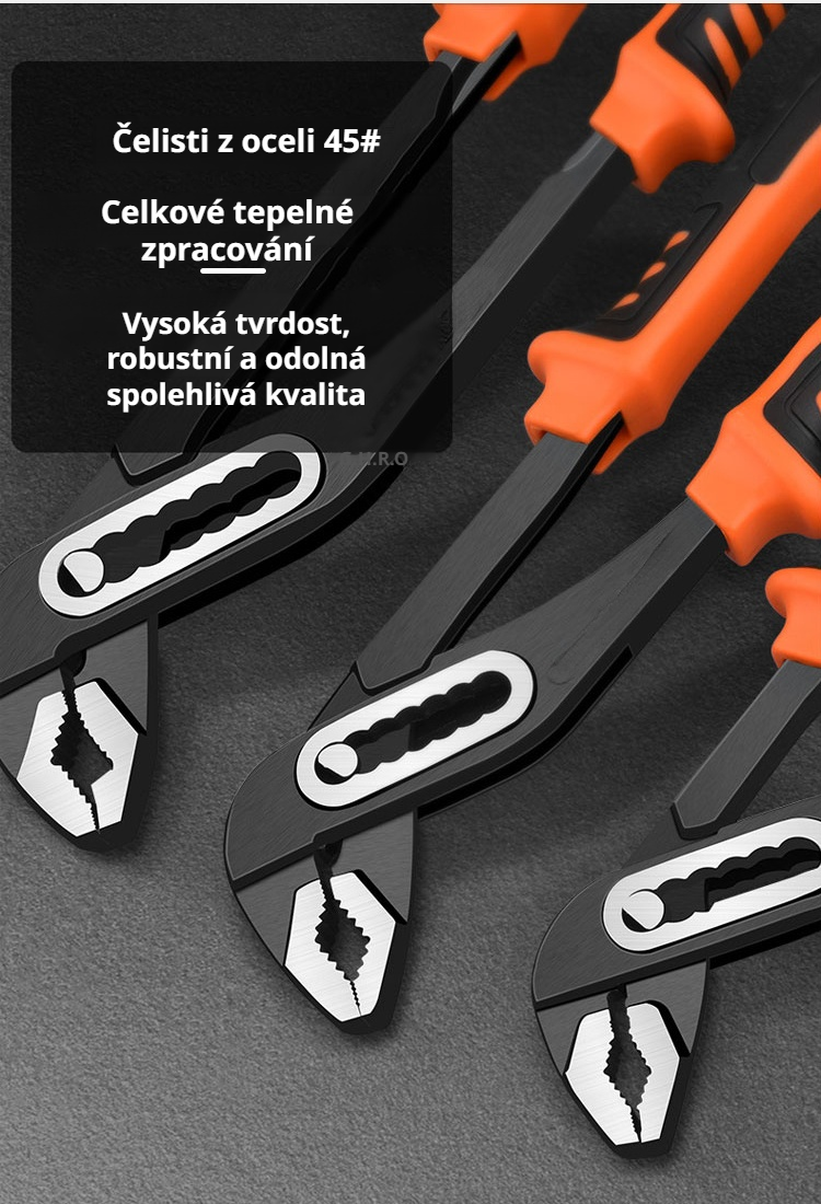 Odolný multifunkční klíč na instalatérské práce