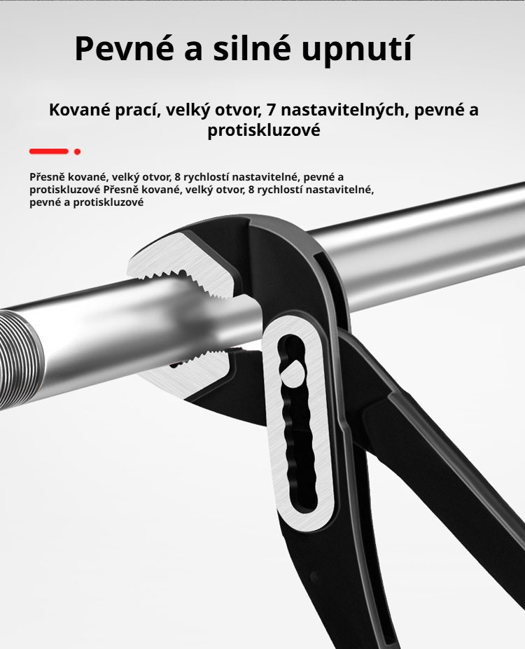 Univerzální klíč na vodovodní potrubí