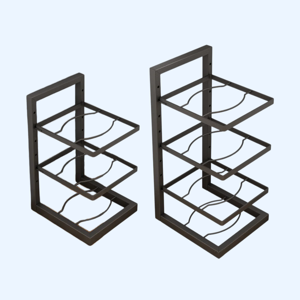 스테인리스강 다층 냄비 수납대
