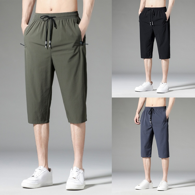 アイスシルククロップドパンツ