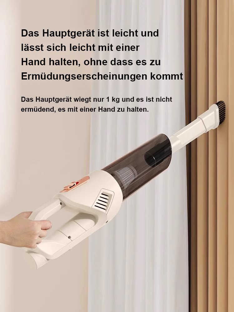 【10 Jahre Garantie】Tragbarer Handstaubsauger mit Saug- und Wischfunktion, All-in-One