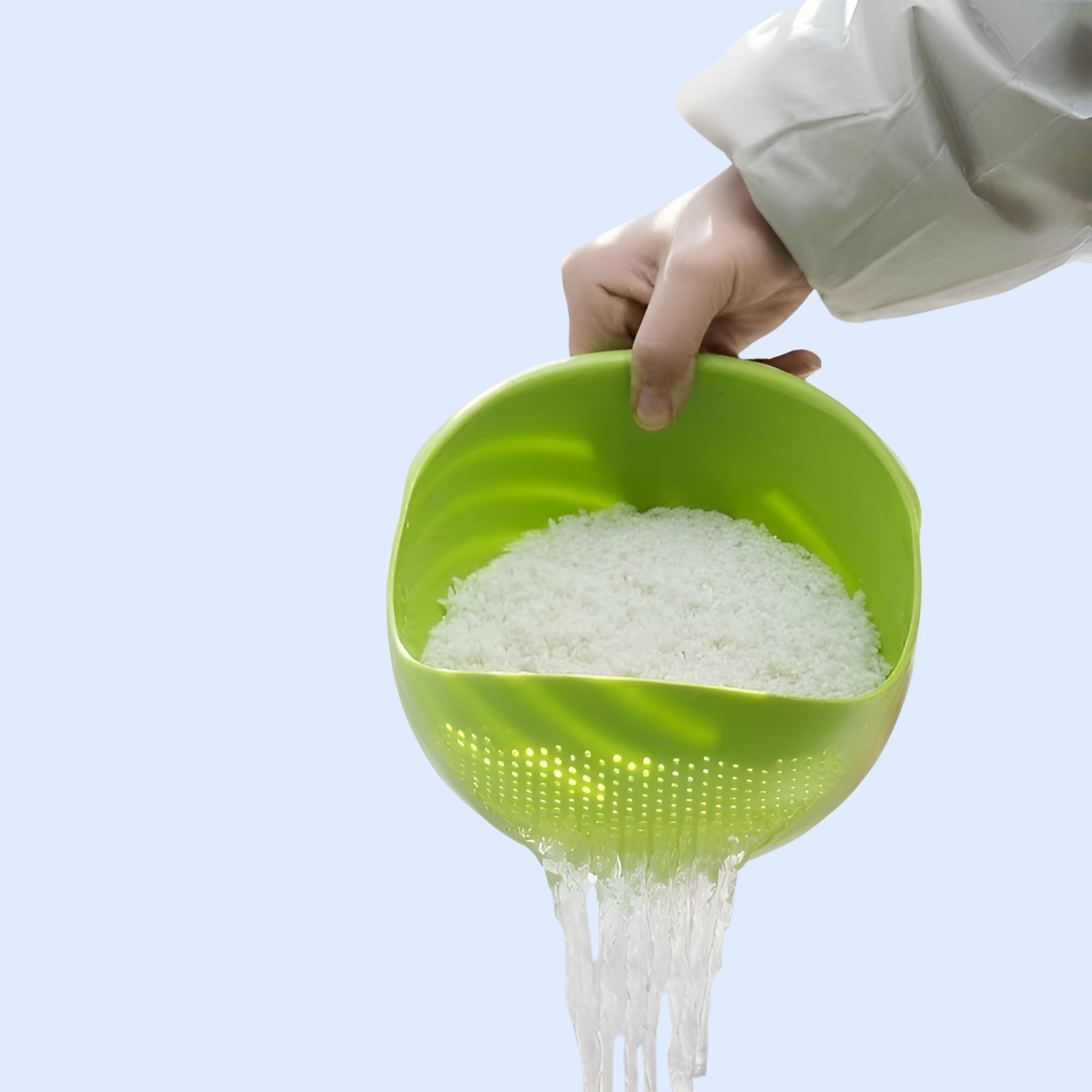 กะละมังล้างข้าวพลาสติกแบบใหม่ ใช้งานหลากหลาย