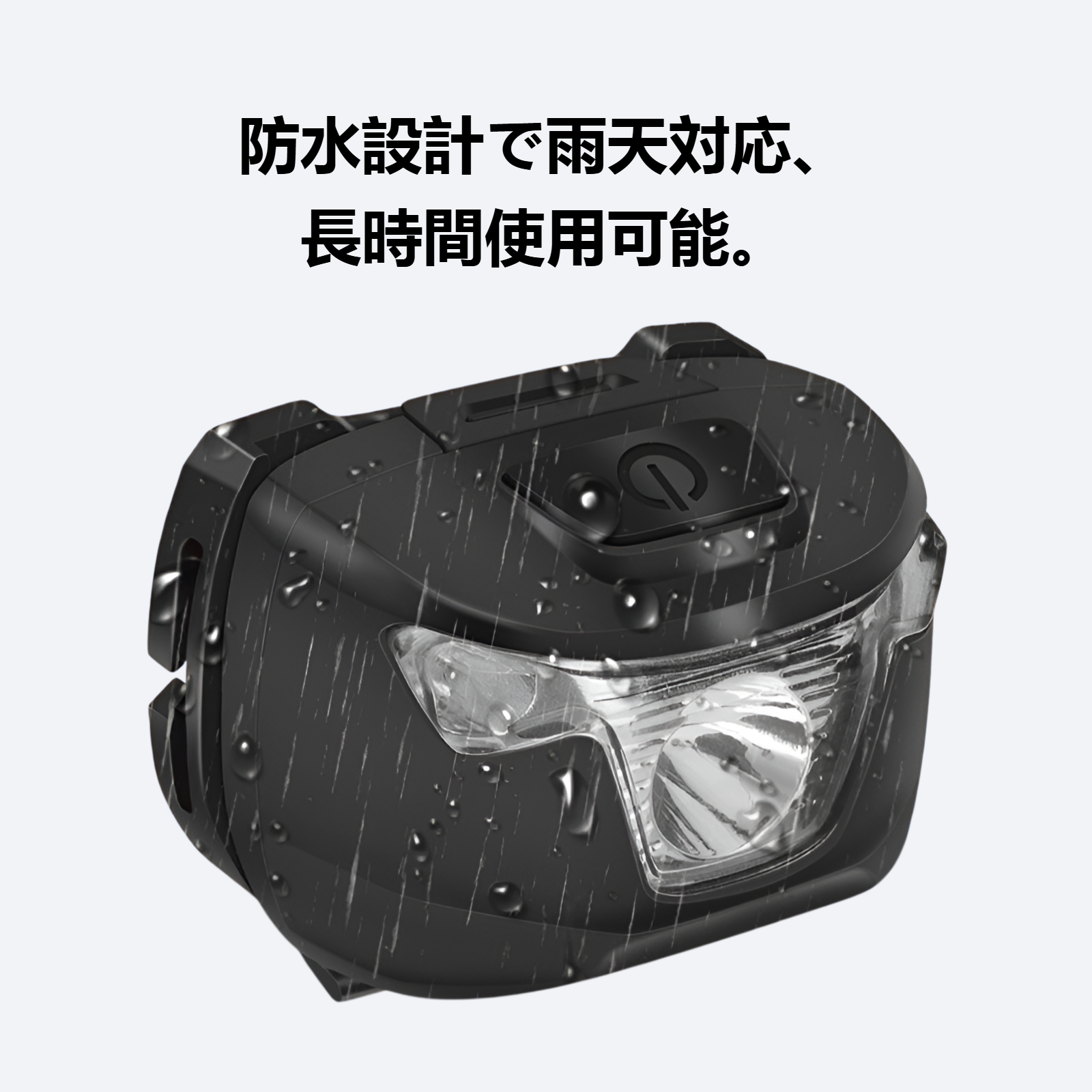 屋外軽量防水ヘッドランプ