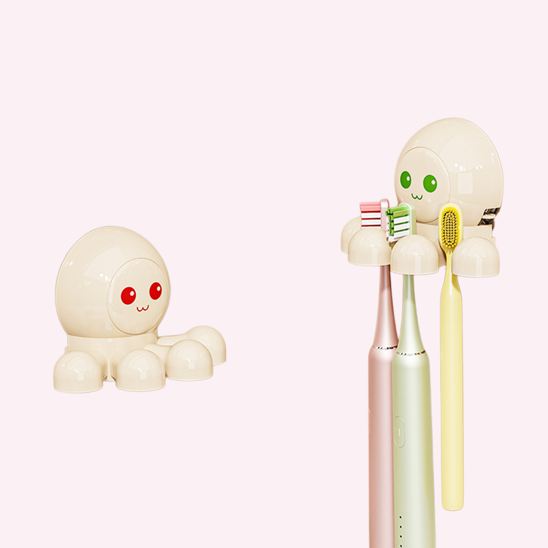 取り外し可能な収納 歯ブラシホルダー 歯ブラシホルダー パンチなし 掃除用具を整理 強力な負荷