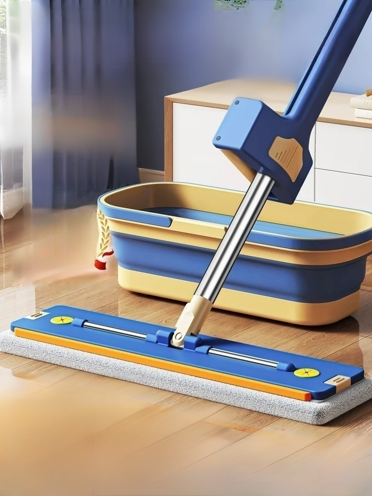 48cm 핸즈프리 건습 겸용 스테인리스강 대걸레