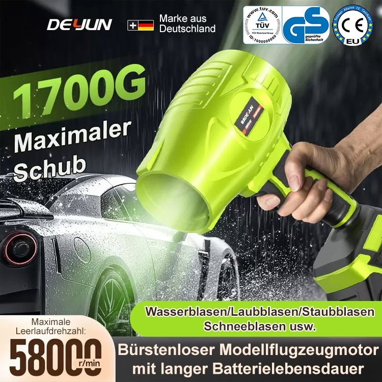 Geschwindigkeitsregelbarer Sturmgebläse Hand-Turbinengebläse