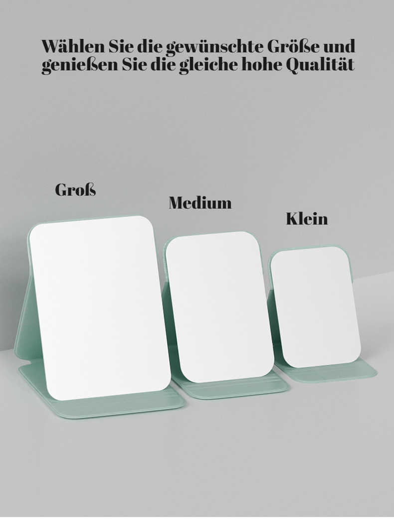 Leichter und stabiler Desktop-Schminkspiegel