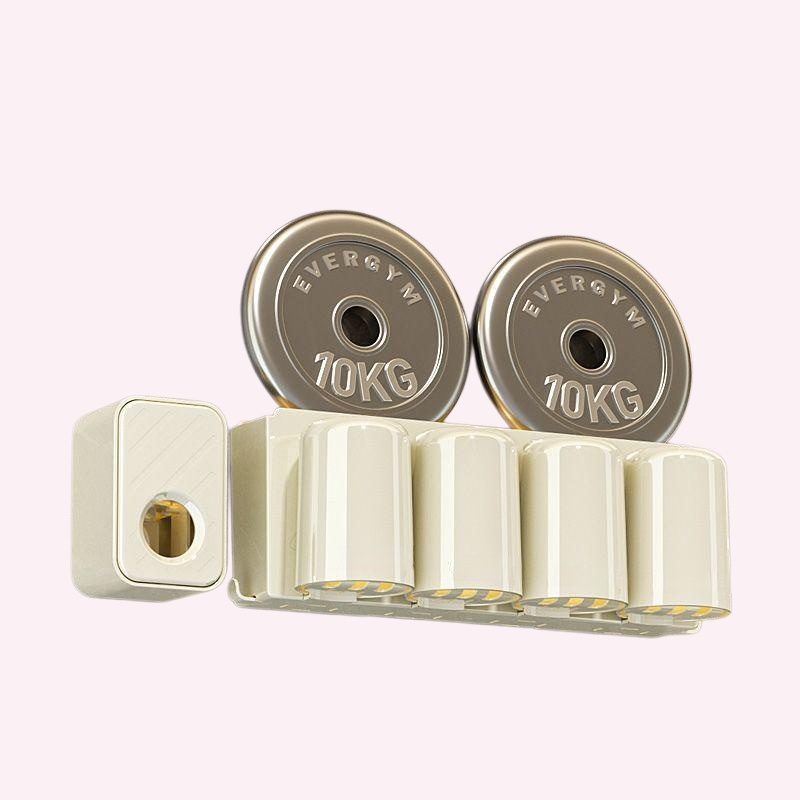 歯ブラシラッククリームスタイルパンチフリー歯ブラシカップマウスウォッシュカップホルダーバスルーム壁掛けエレ