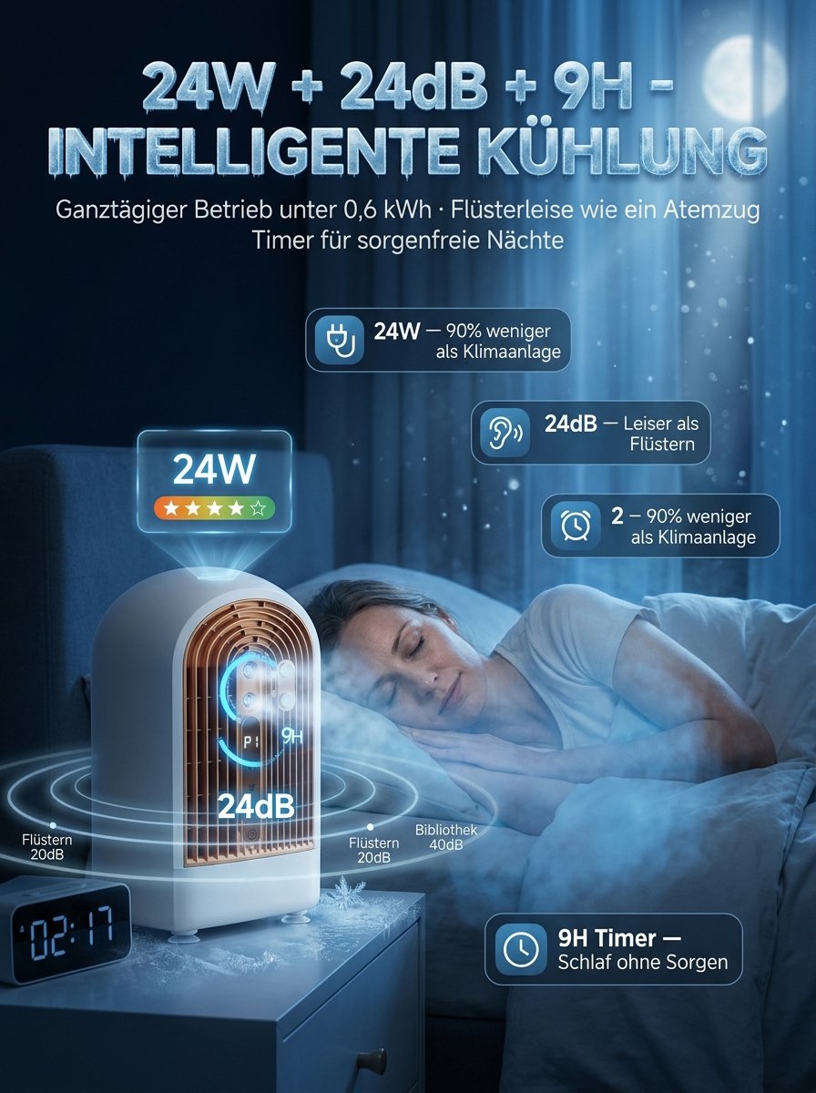 Tisch-Zirkulationsventilator mit Sprühfunktion