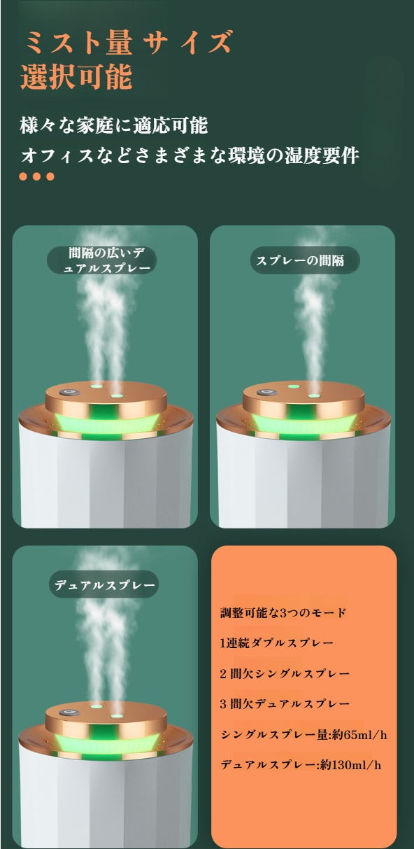 アロマセラピー機能付き加湿器の使用シーン