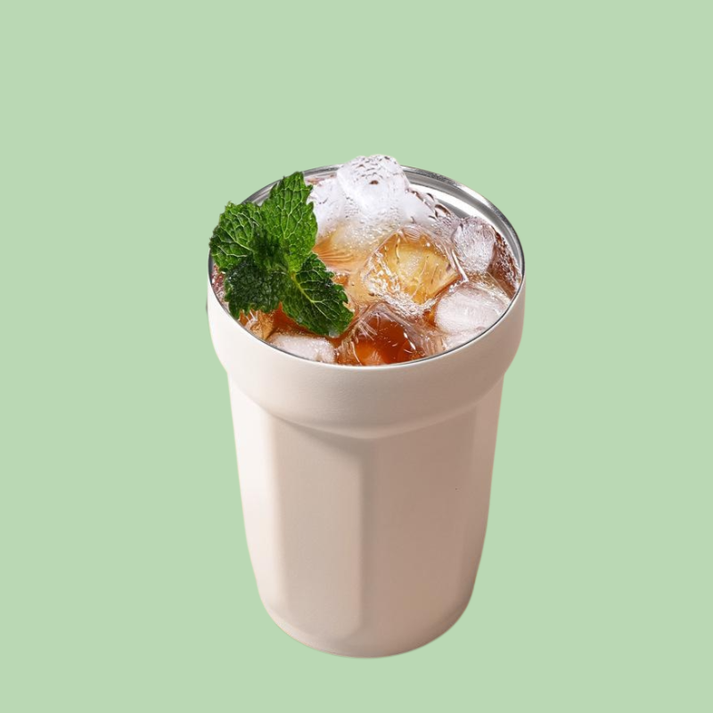 便攜帶提繩304不銹鋼咖啡杯