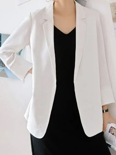 여성 7부 소매 양복