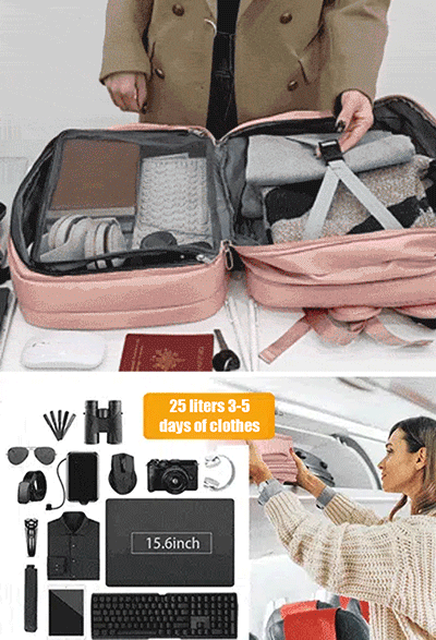 Men's and women's wet and dry separation travel large capacity expansion bag