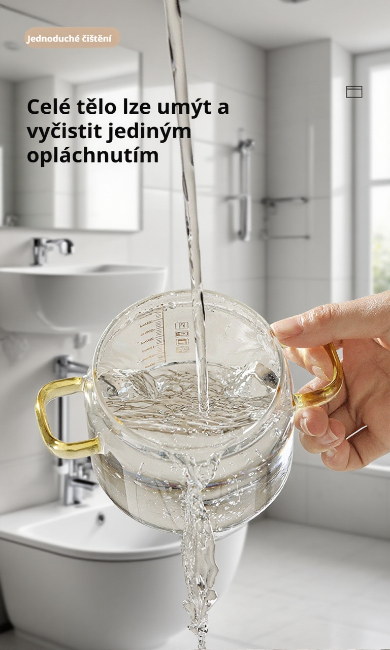 Příprava snídaně s automatickým šlehačem vajec