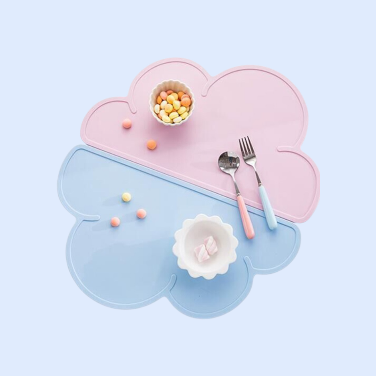 에코매트 방수가 되어 세척이 용이하다 구름 큐티 펫 공기 매트 강아지 고양이 실리콘 미끄럼 방지 패드